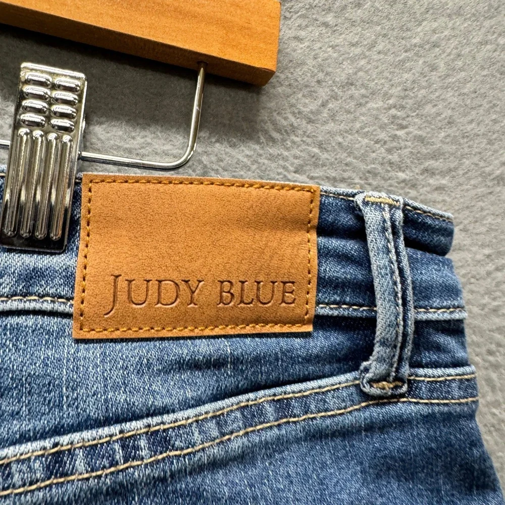 Judy Blue Jeans Womens 13/31 (33x28 ACTUAL) Skinny Fit Blue Denim Stretch